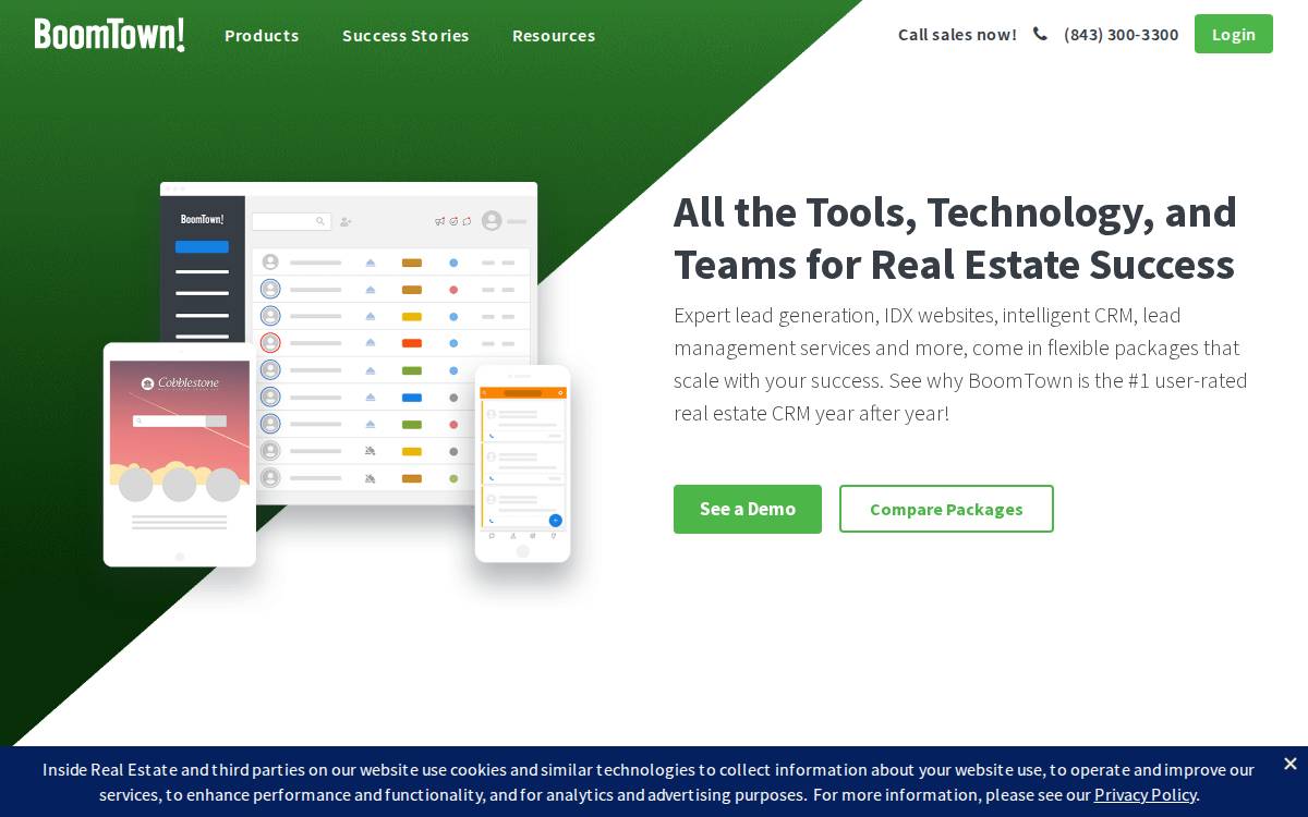 BoomTown website preview