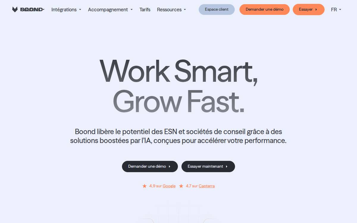 BoondManager website preview
