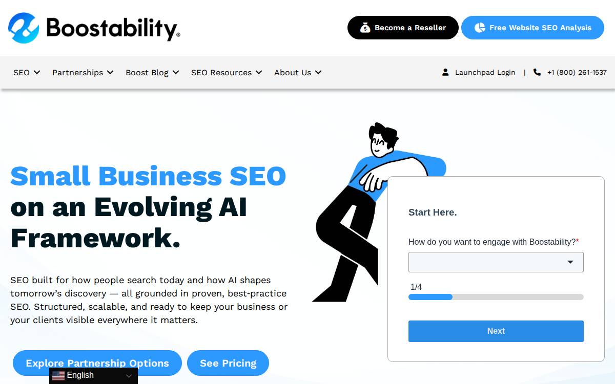 Boostability website preview