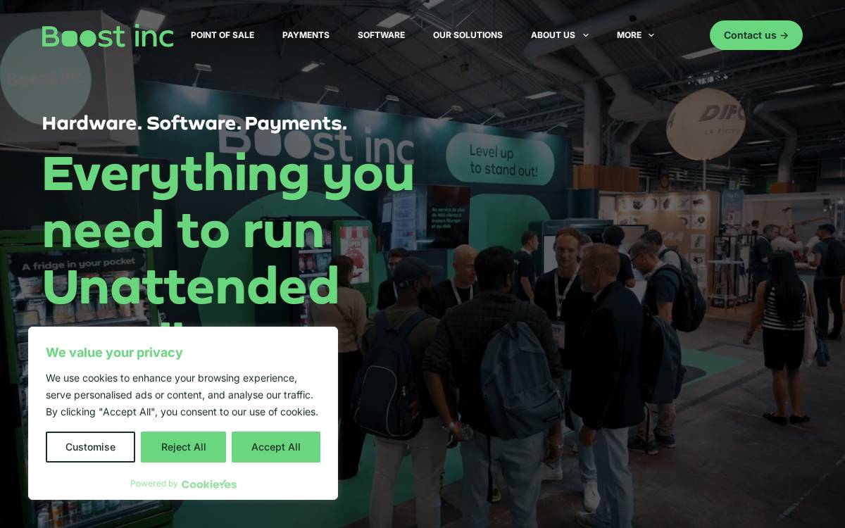 Boostinc website preview