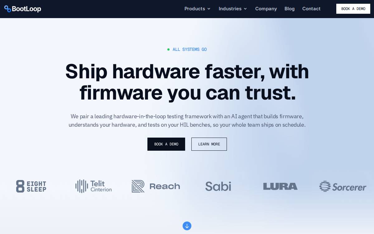 BootLoop website preview