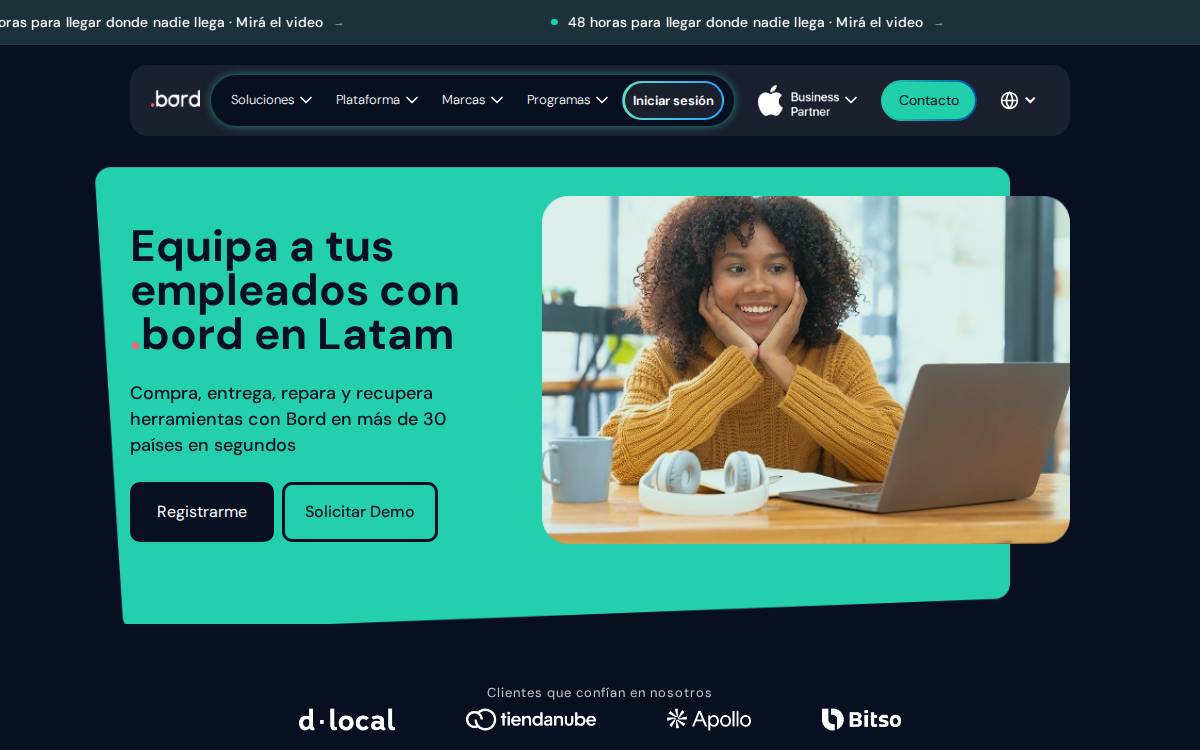 Bord website preview