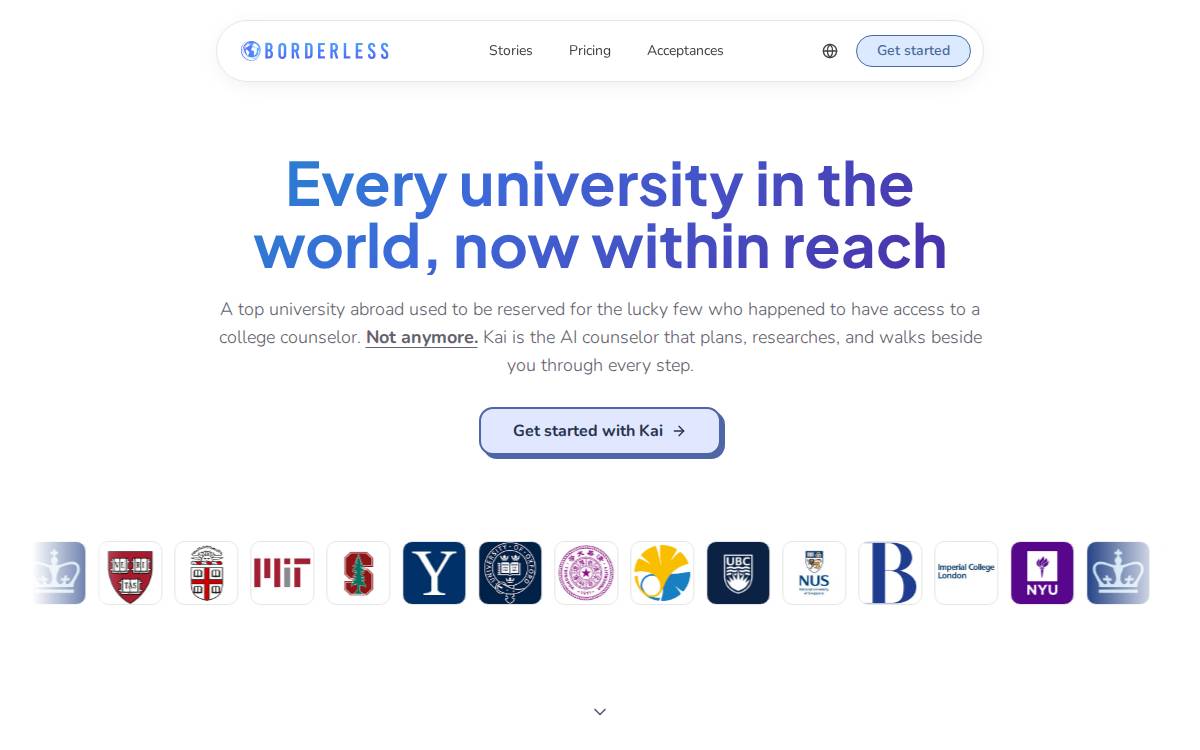 borderless.so website preview