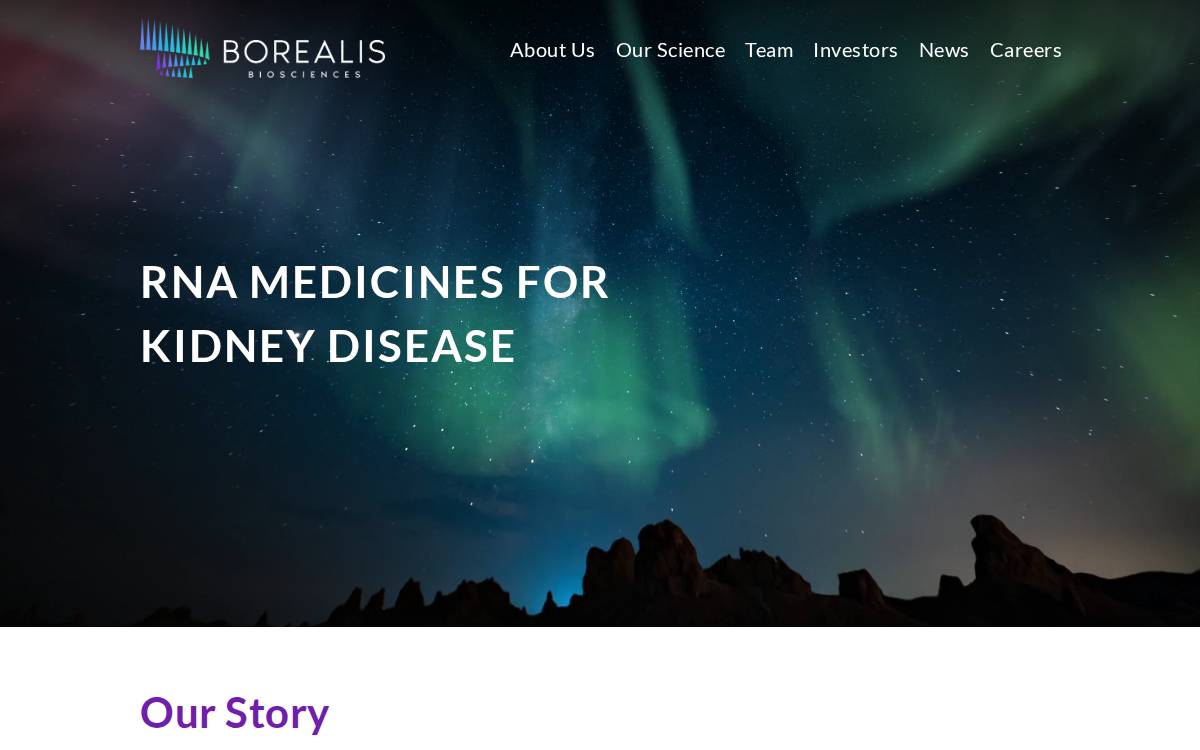 Borealisbio website preview