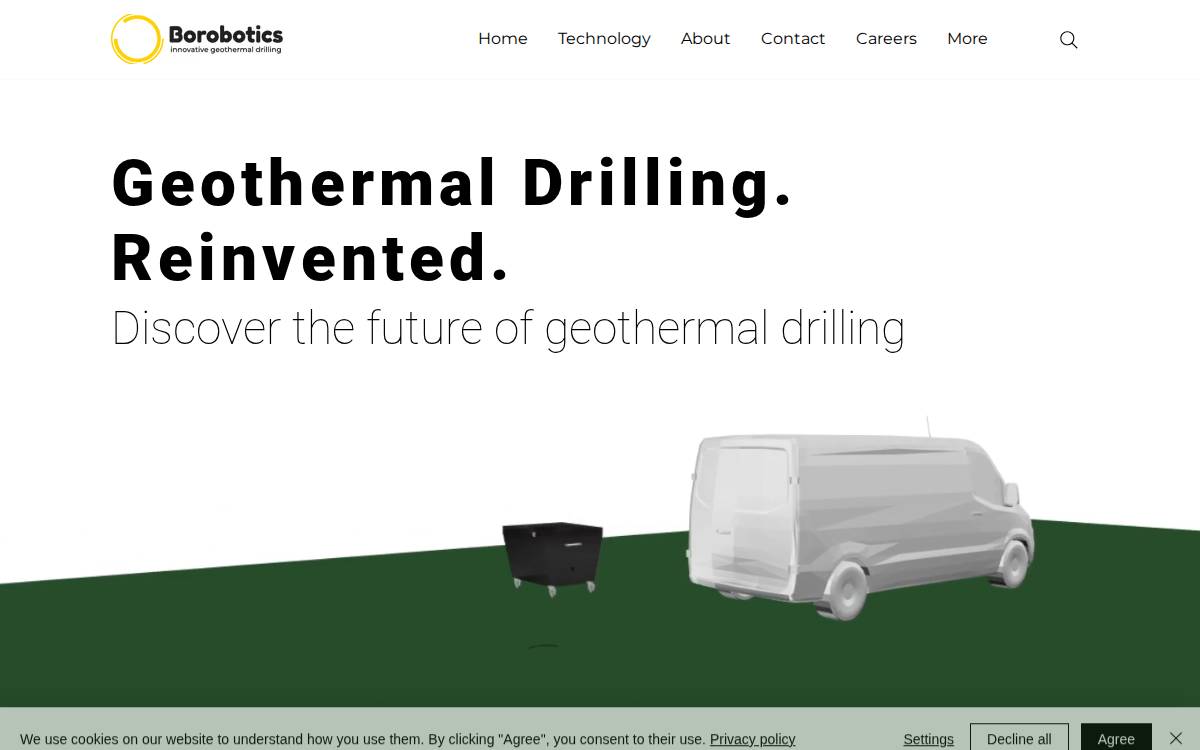 Borobotics website preview