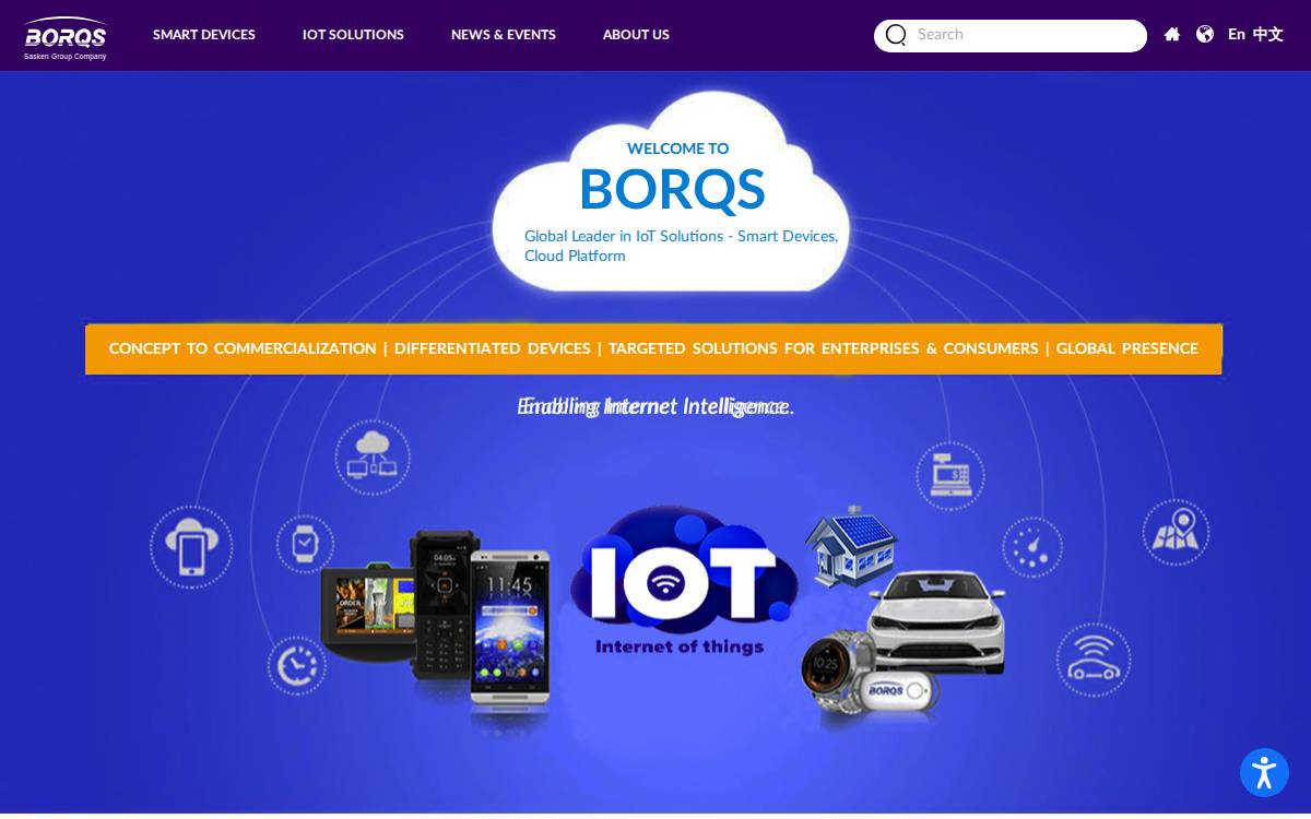 Borqs website preview