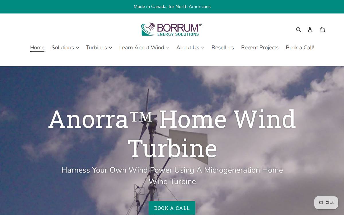 Borrum Energy Solutions Inc. Website website preview