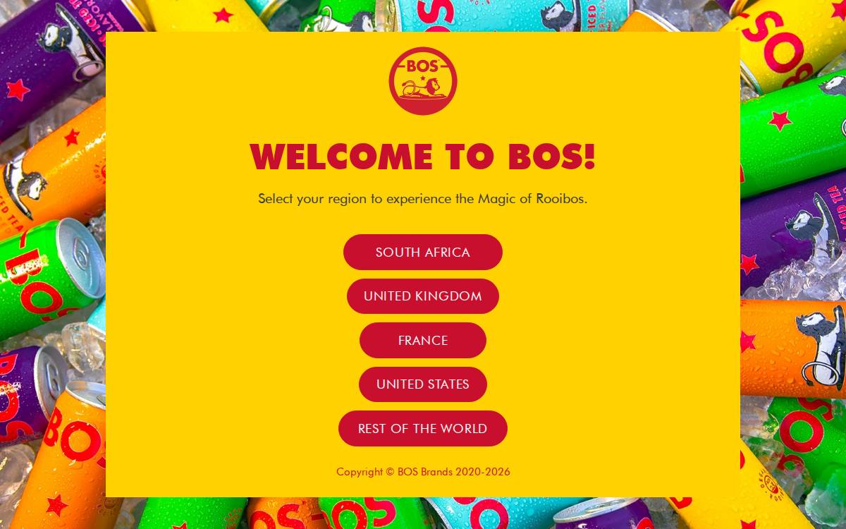 BOS Brands website preview