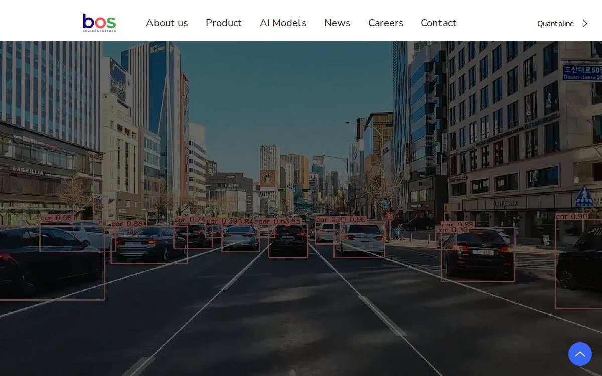 Bos Semi website preview
