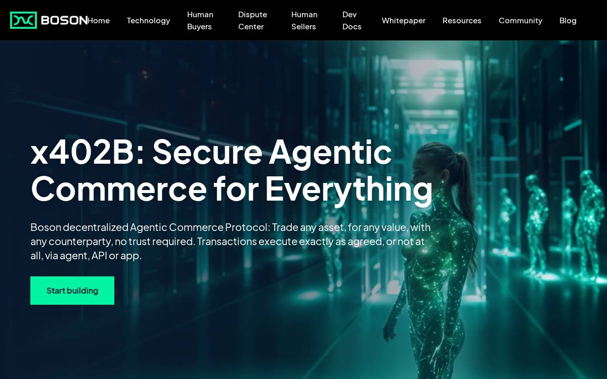 Boson Protocol website preview
