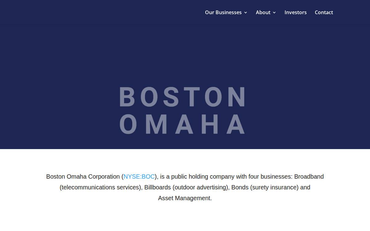 Boston Omaha website preview