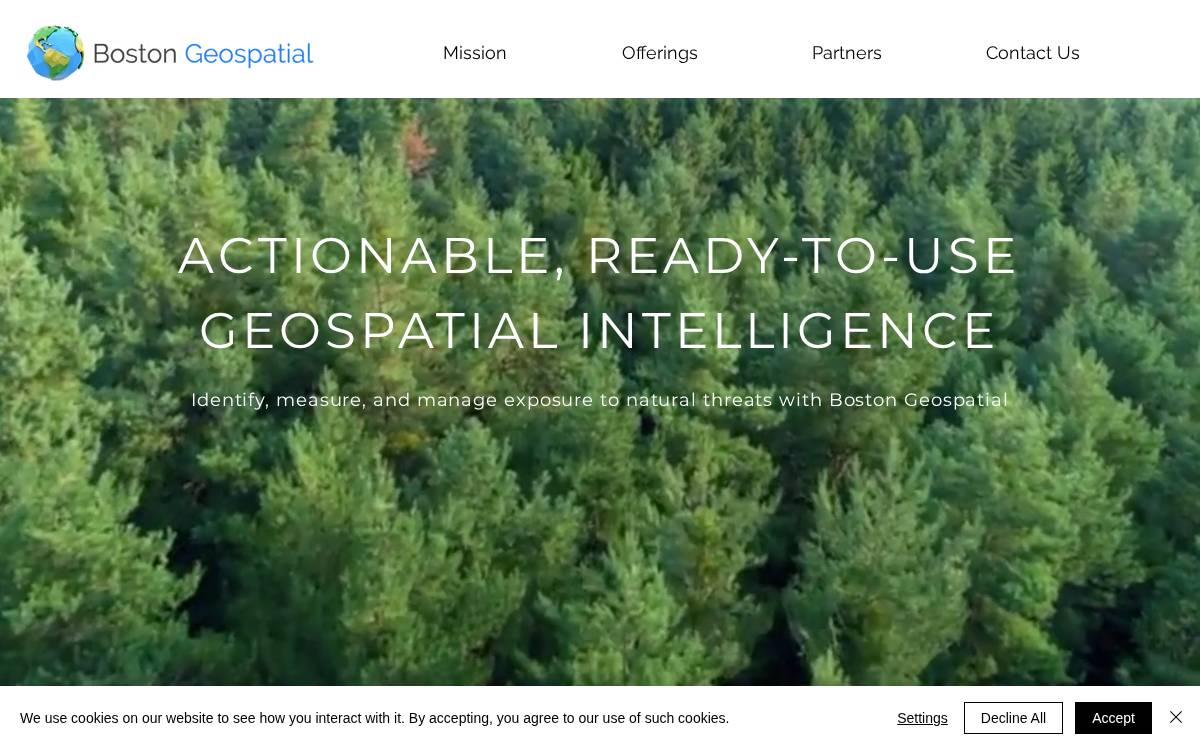 Bostongeospatial website preview
