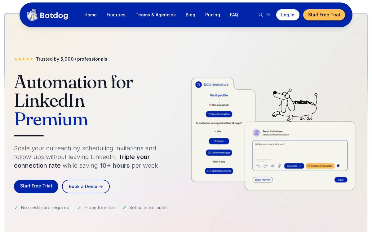 Botdog website preview