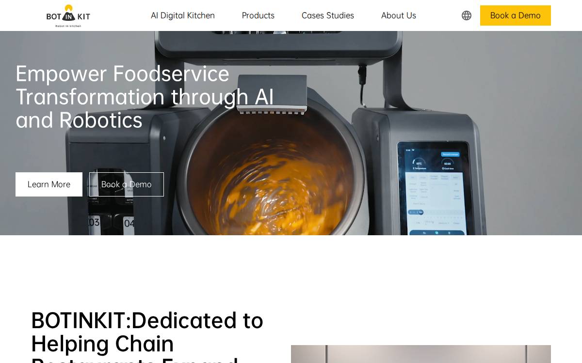 Botinkit website preview