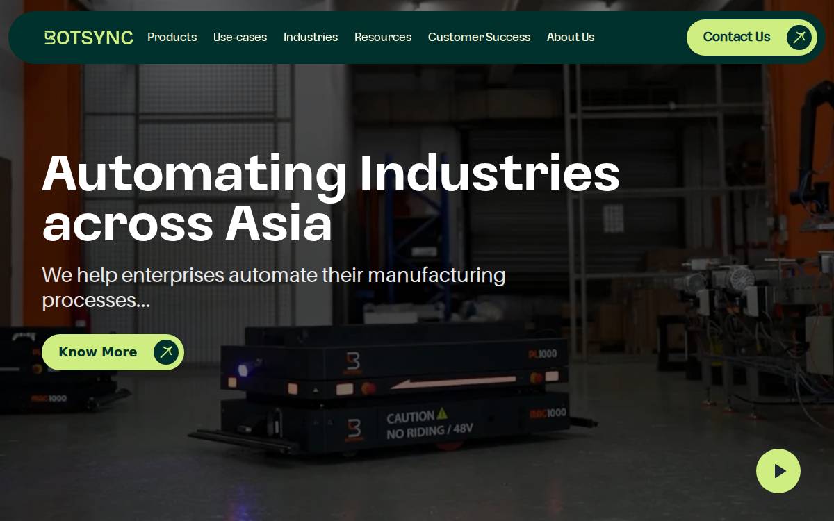 BotSync website preview