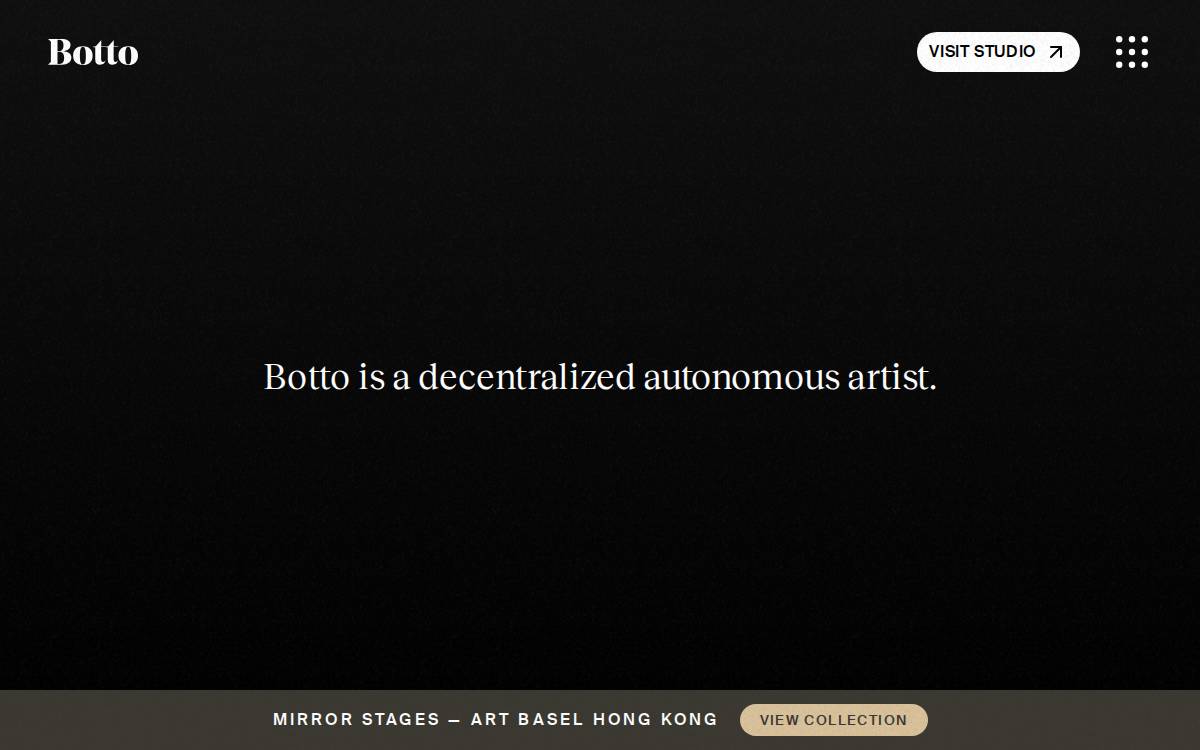 Botto Private website preview