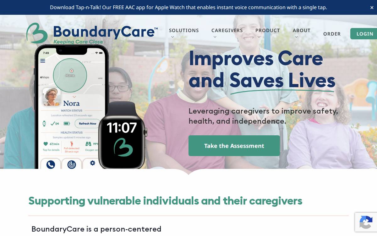 Boundarycare website preview