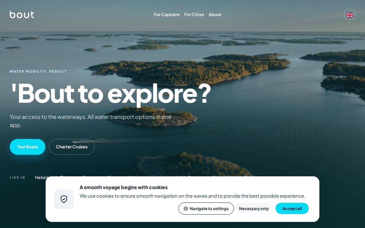 Bout website preview