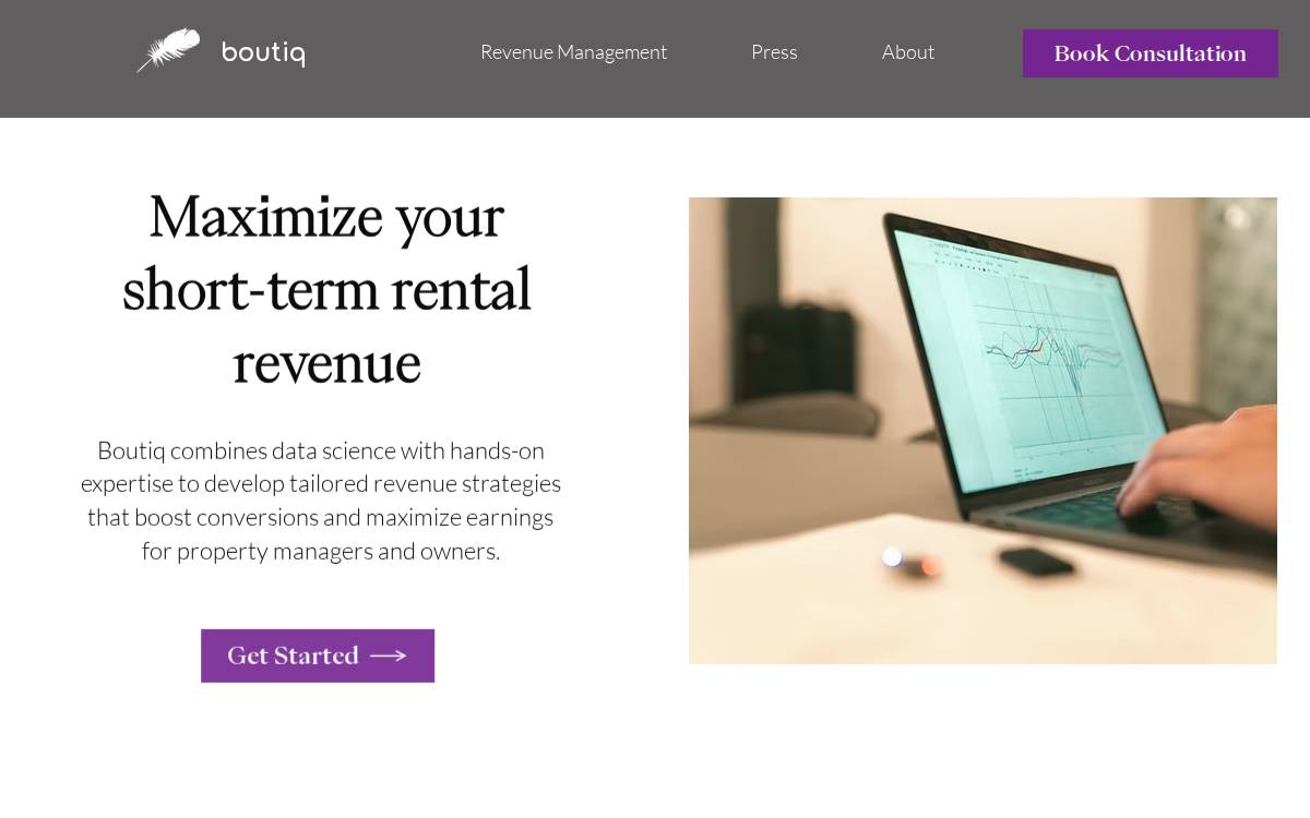 Boutiq website preview