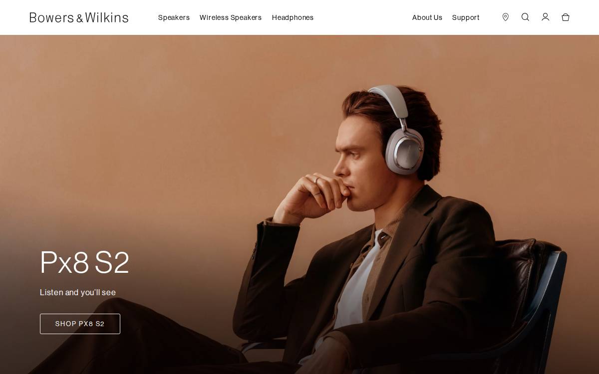 Bowerswilkins website preview