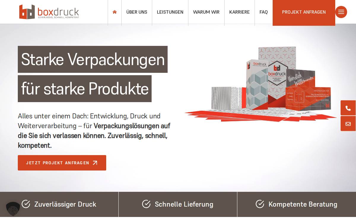 Box-Druck website preview