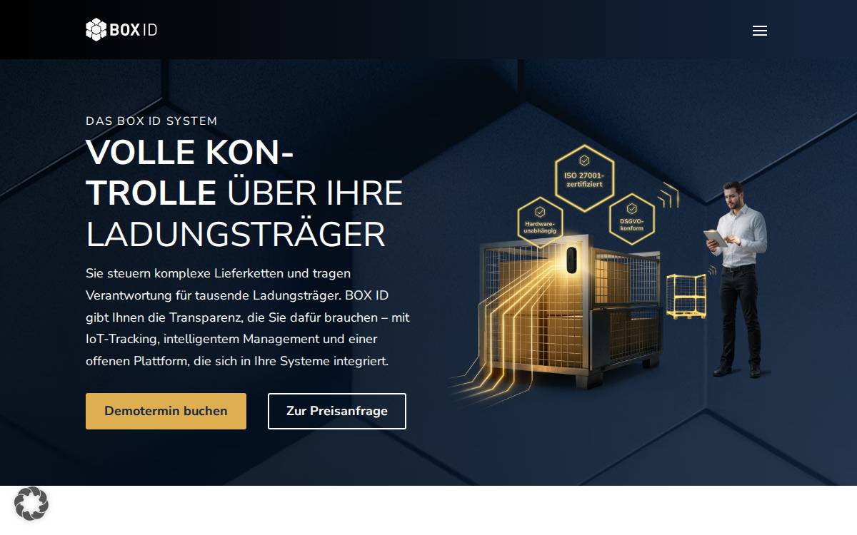 BOX ID Systems GmbH website preview