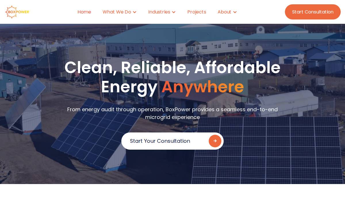 Boxpower website preview