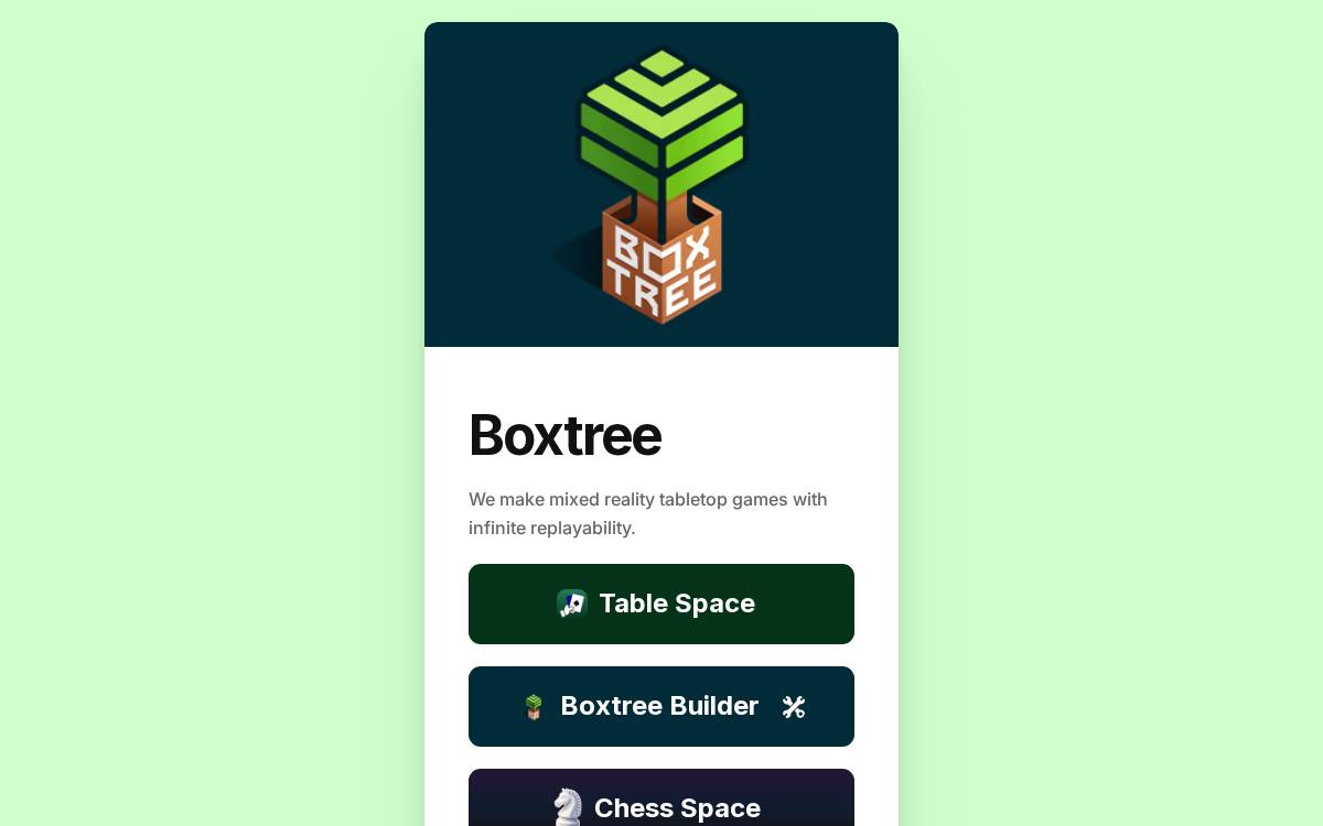 Boxtree website preview