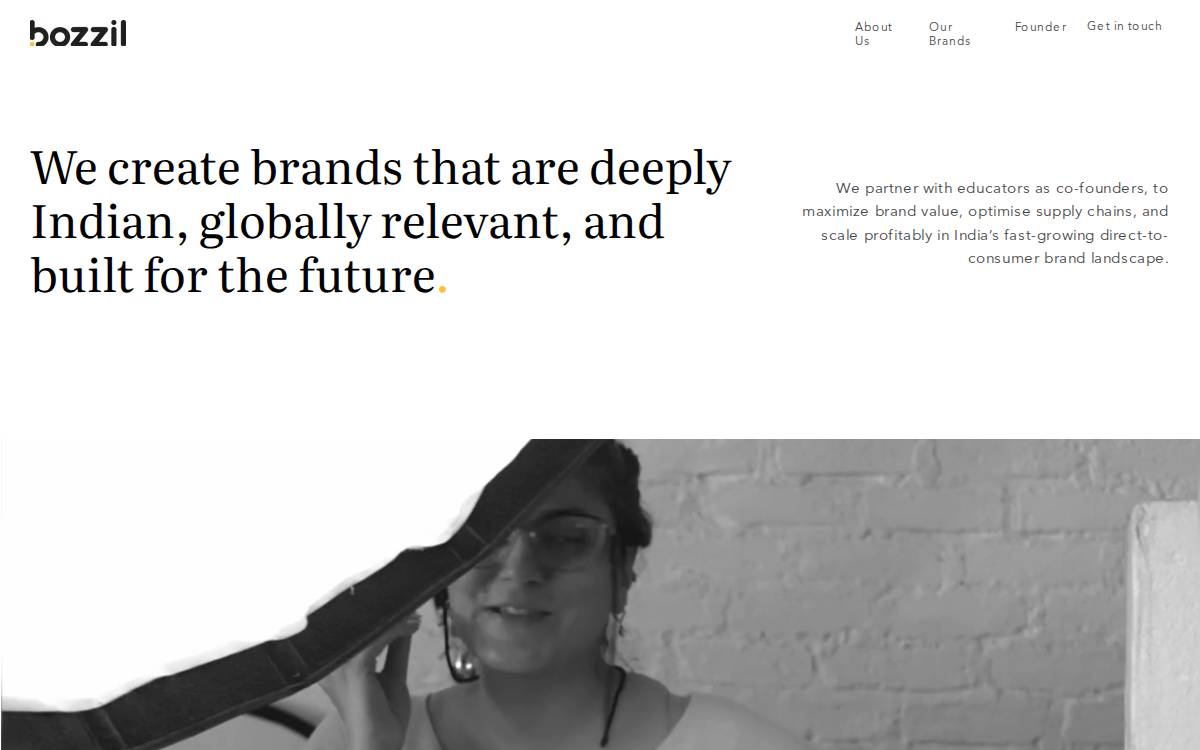 Bozzil website preview