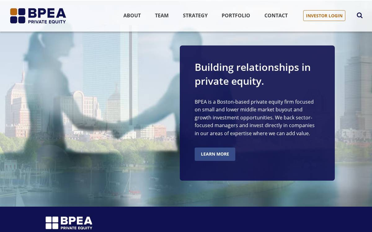 Bpea Pe website preview
