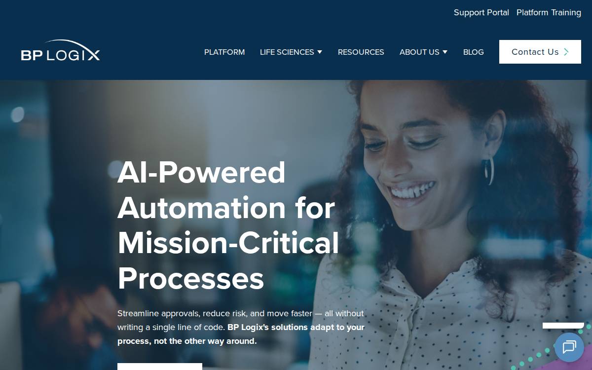 BP Logix website preview