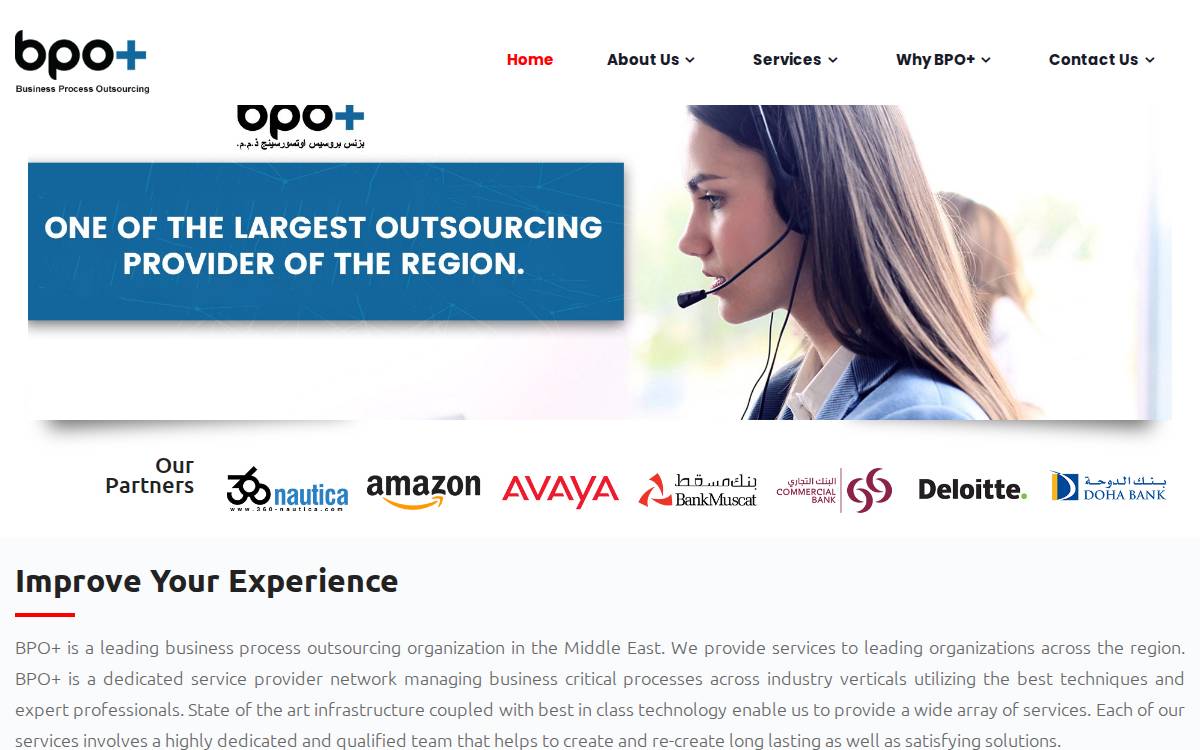 BPO website preview