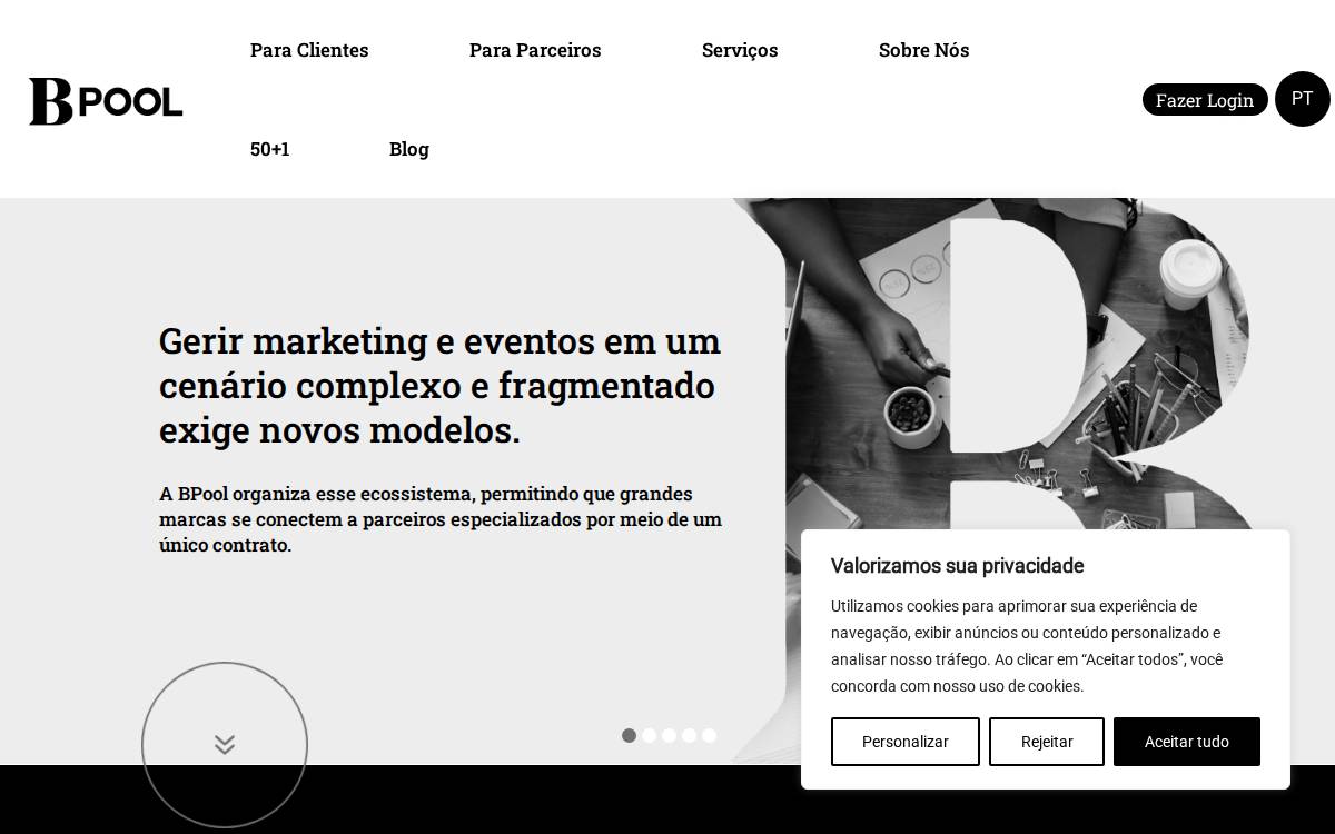 Bpool website preview