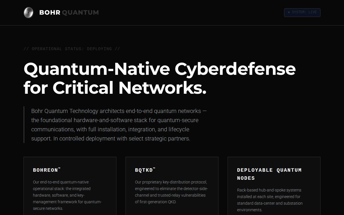 BQT (Stealth) website preview