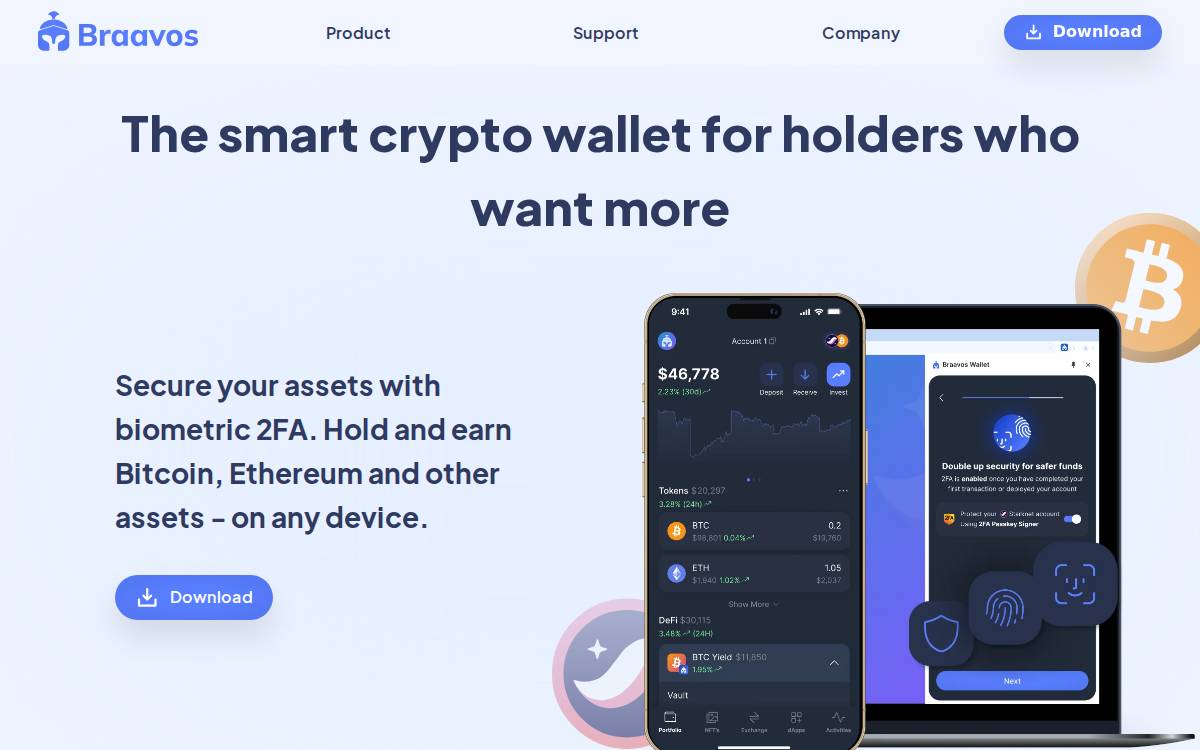 Braavos website preview