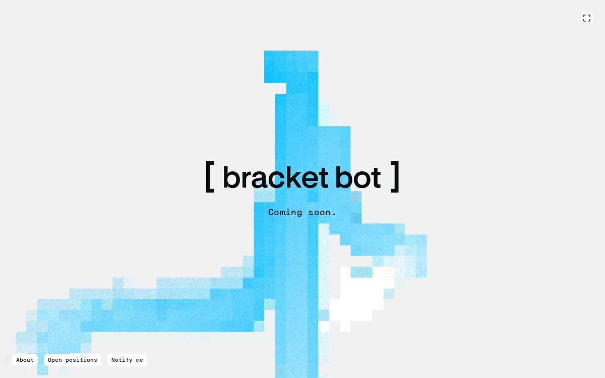 Bracket Bot website preview