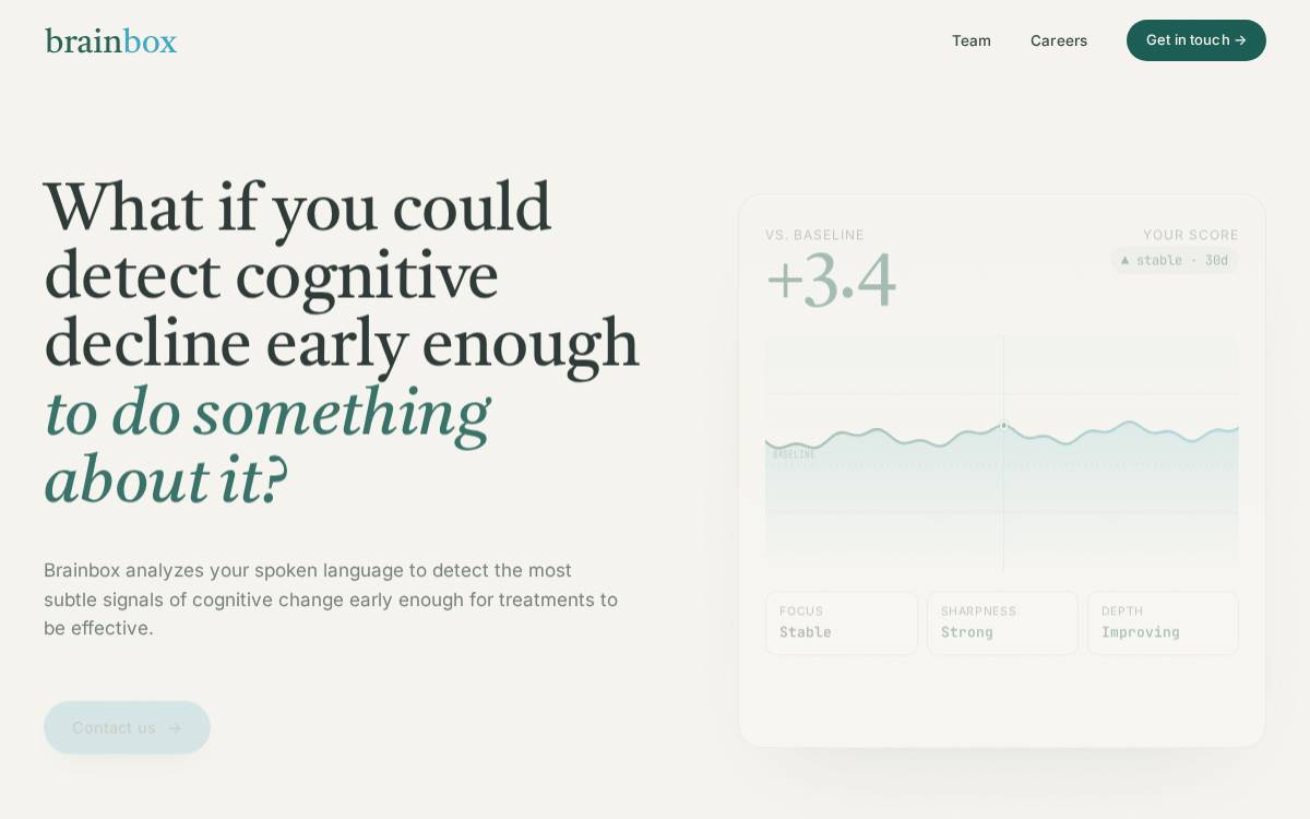 Brainbox website preview