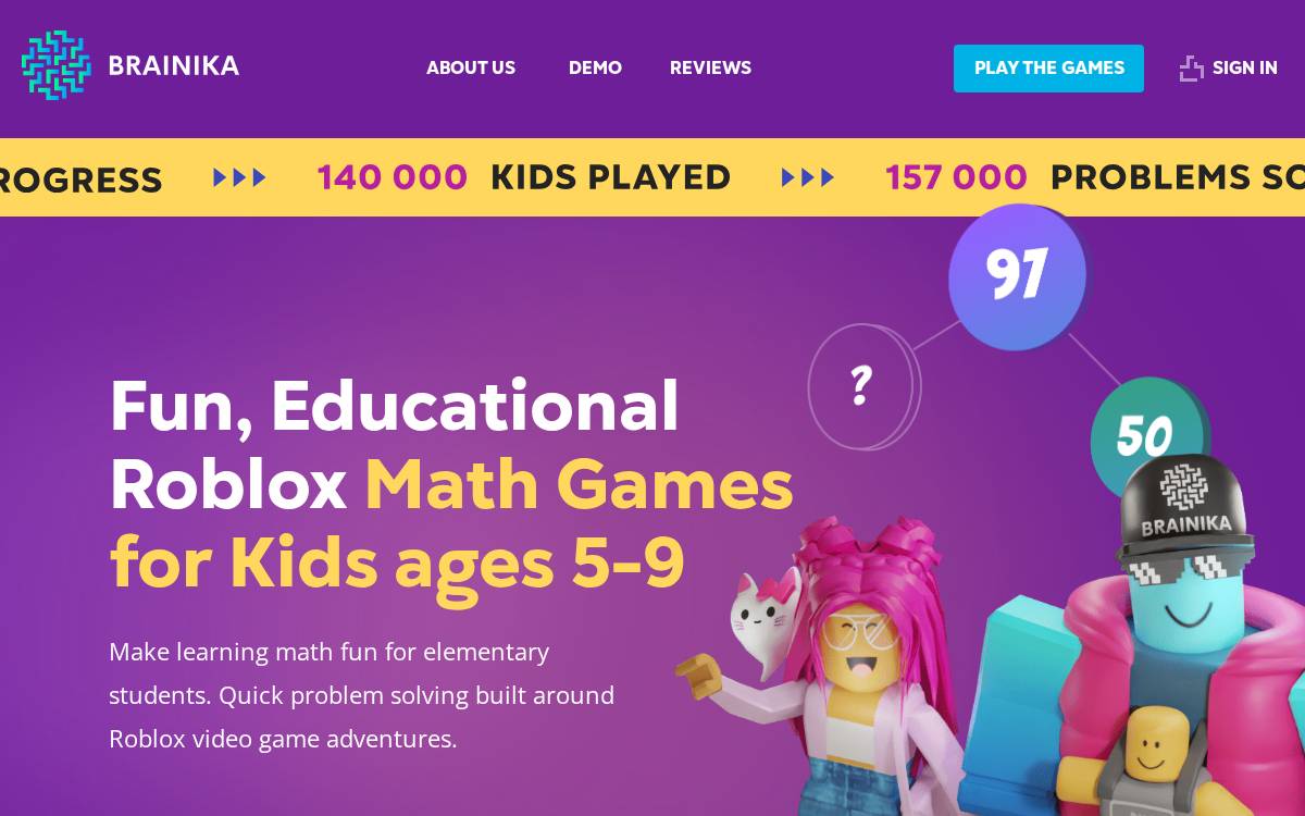 Brainika website preview