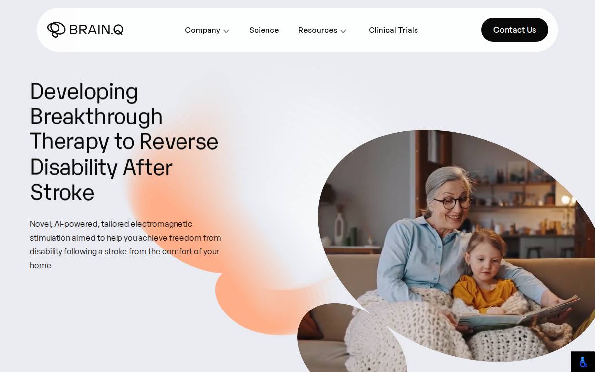 BrainQ website preview
