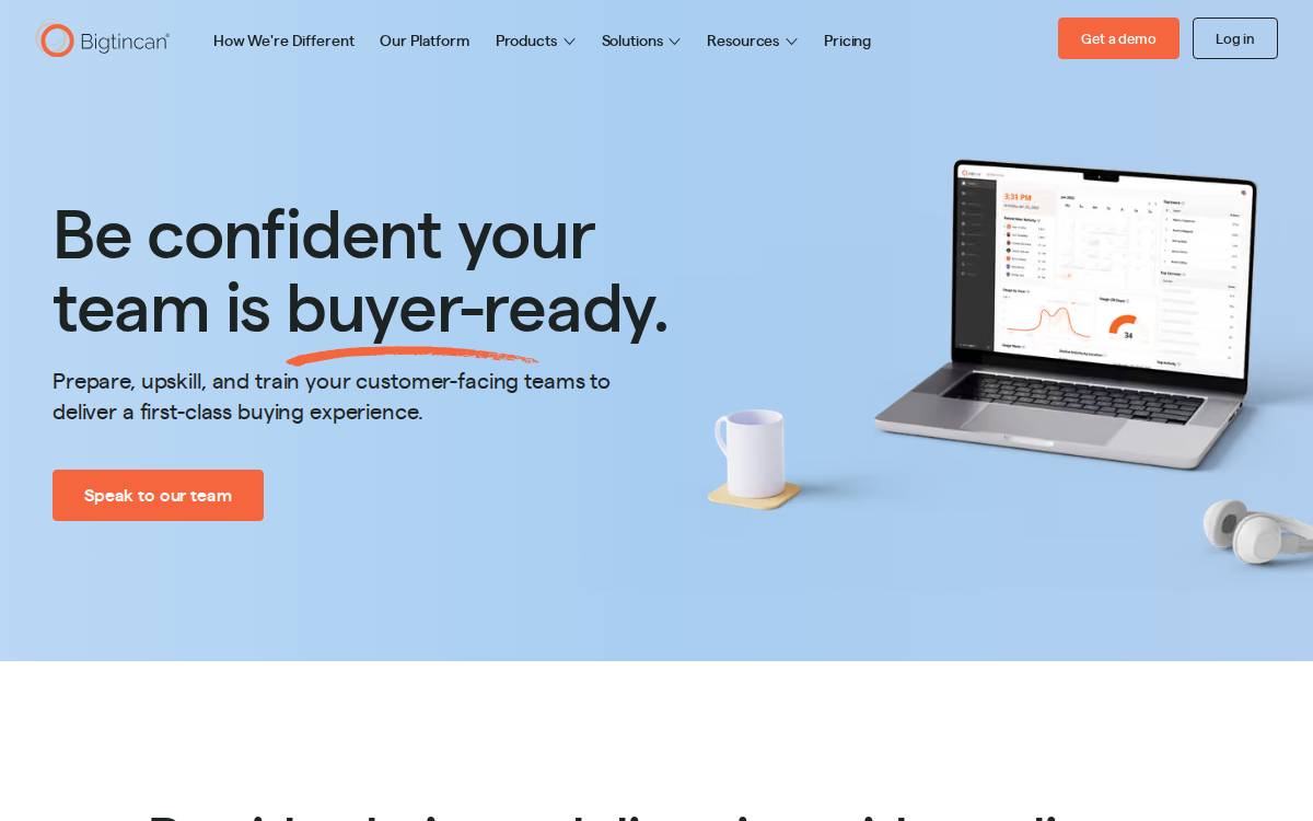 Brainshark website preview