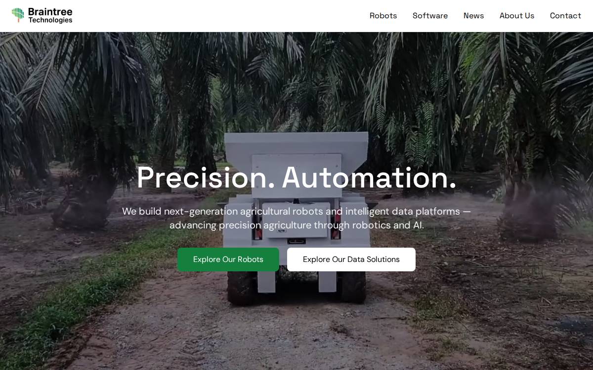 Braintree website preview