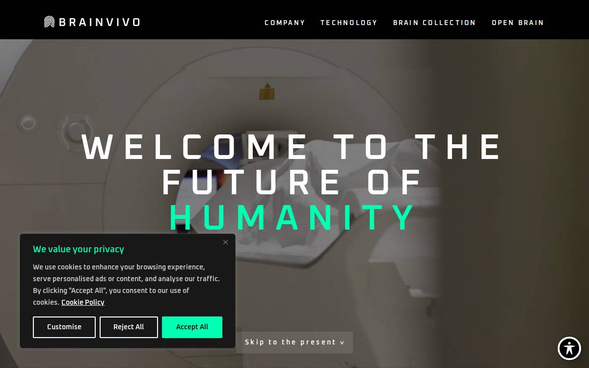 Brainvivo website preview