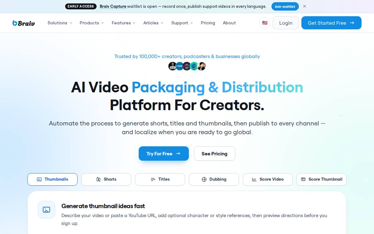 Braiv website preview