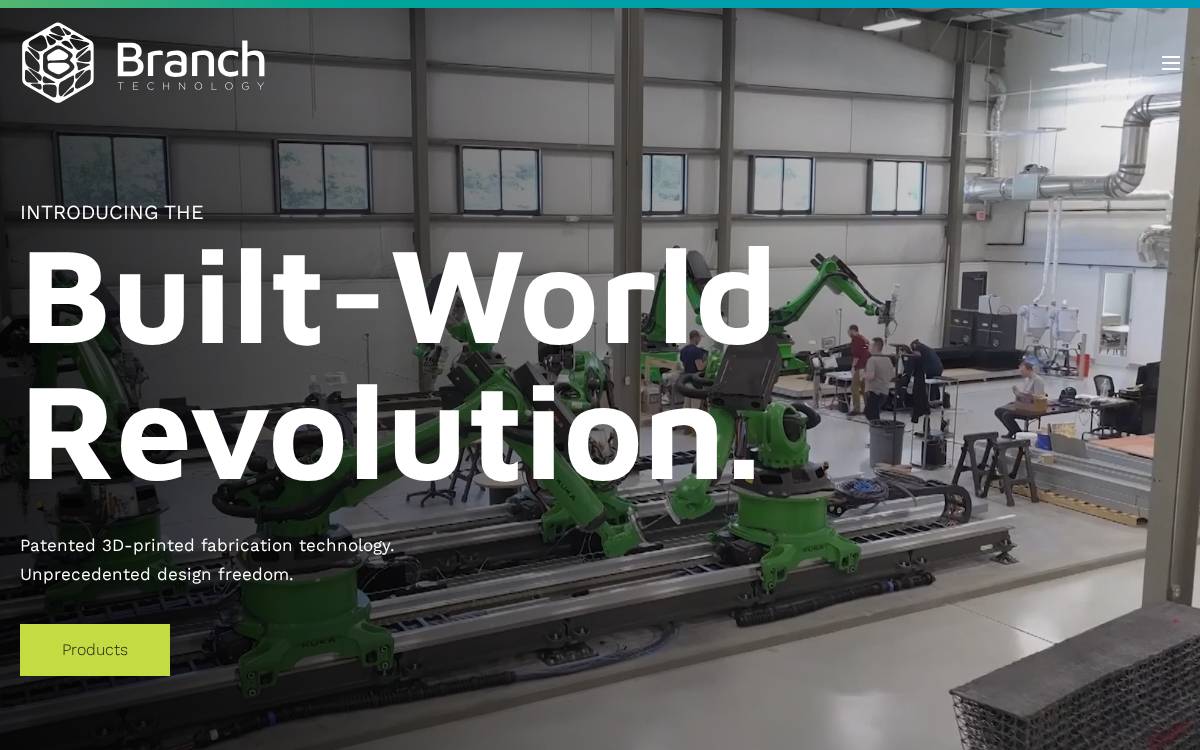 Branch Technology website preview