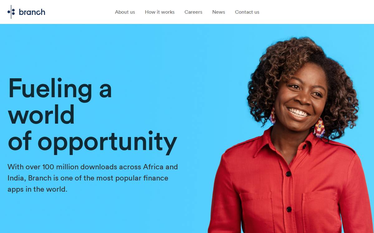Branch.co website preview