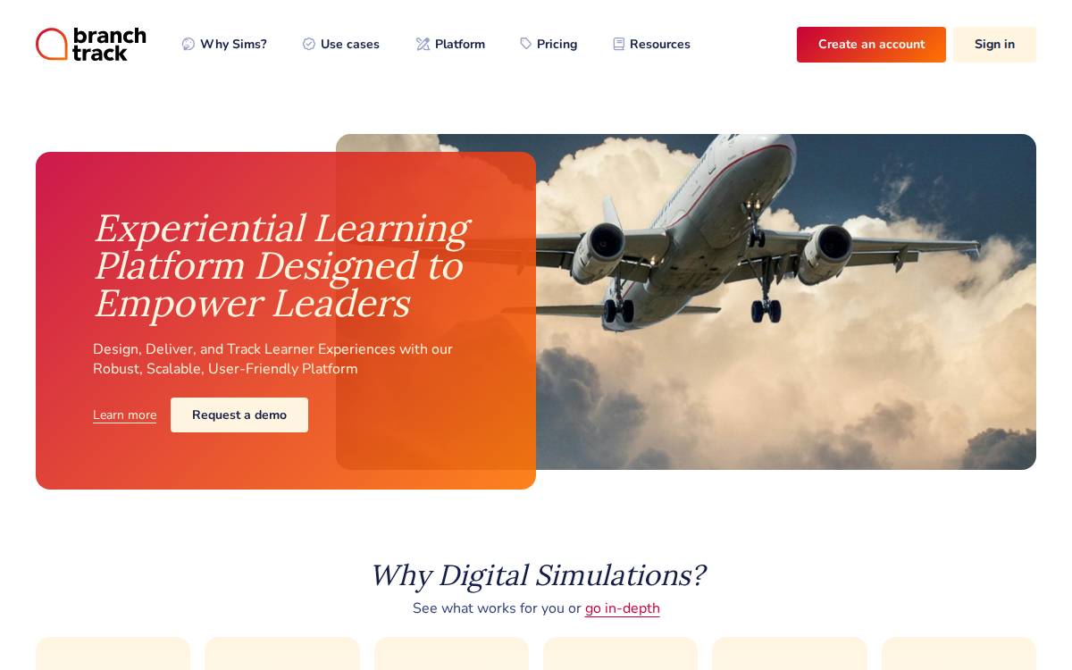 Branchtrack website preview