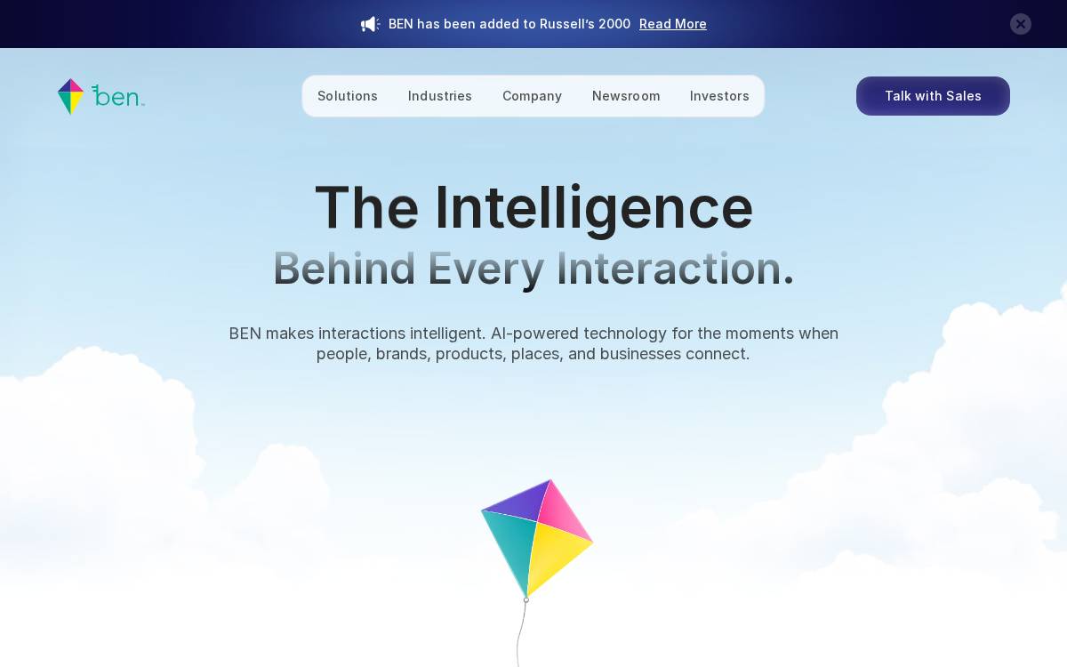 Brand Engagement Network website preview