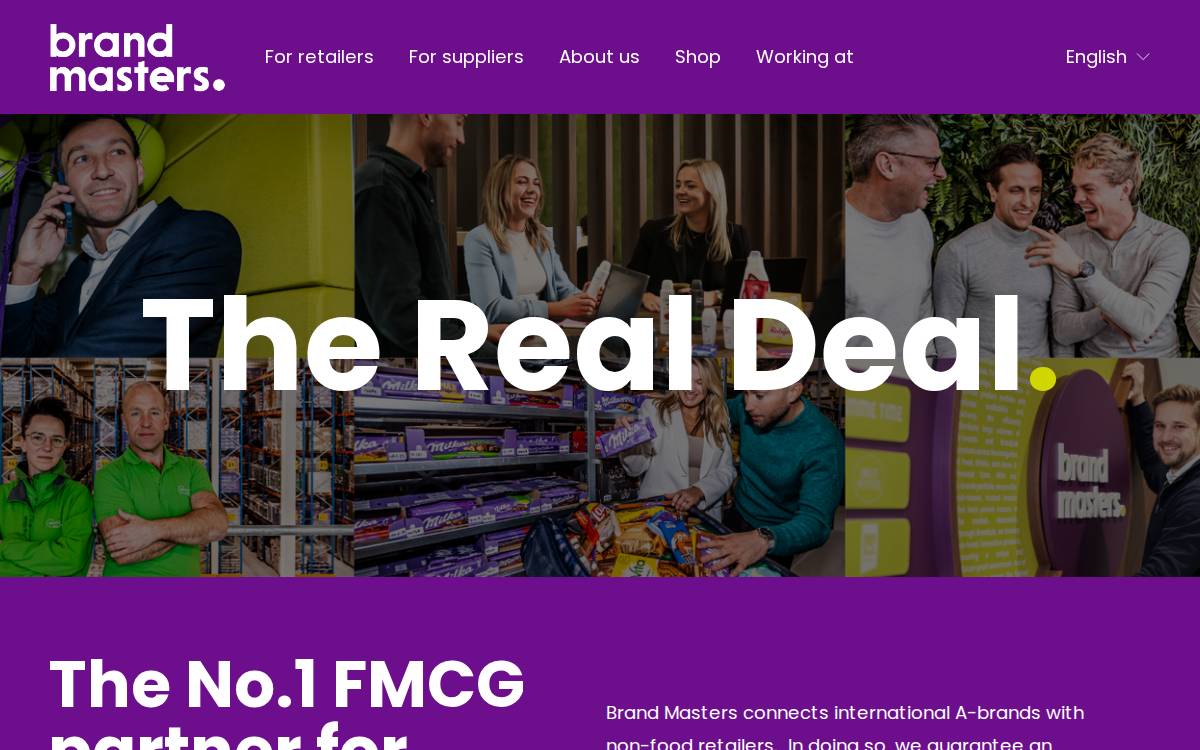 Brand Masters website preview