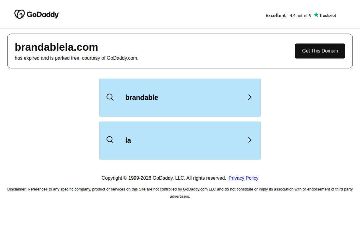 Brandable website preview