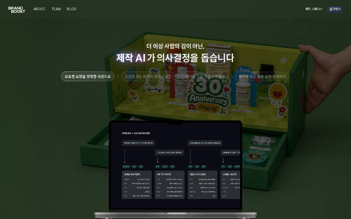 BrandBoost website preview